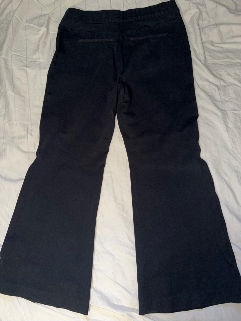 Women’s Black Dress Pants - Classic Straight Fit - Picture 2 of 4
